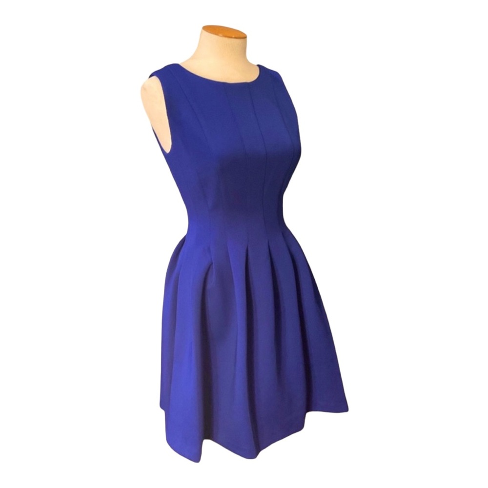 Blue Calvin Klein Dress with Pockets! Size 4 NWT